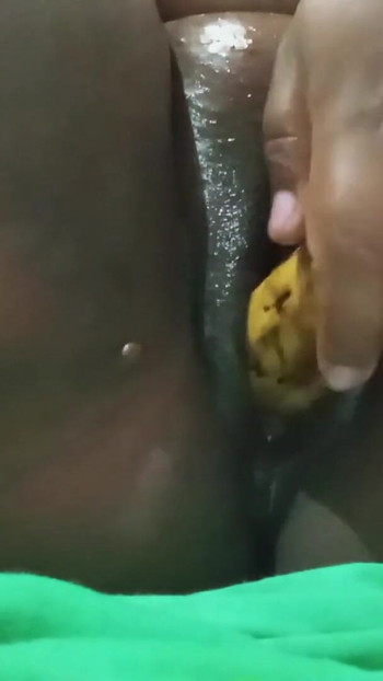 Must-share moment from "Evangelical housewife cumming with giant banana in her ass"