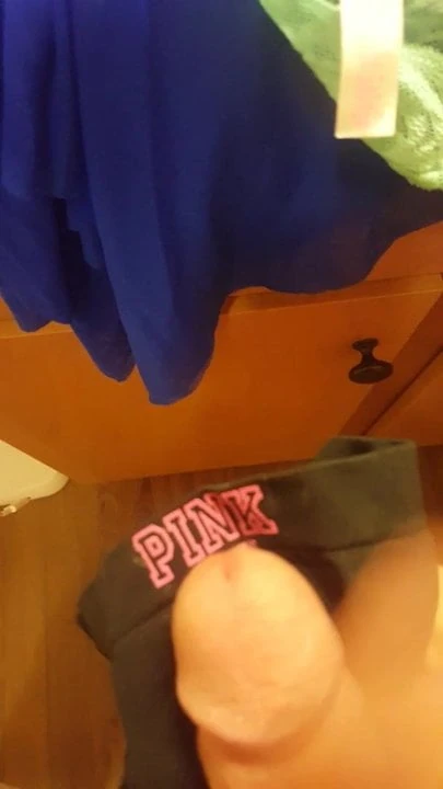 Cumming on my cousins thongs and blur lingerie