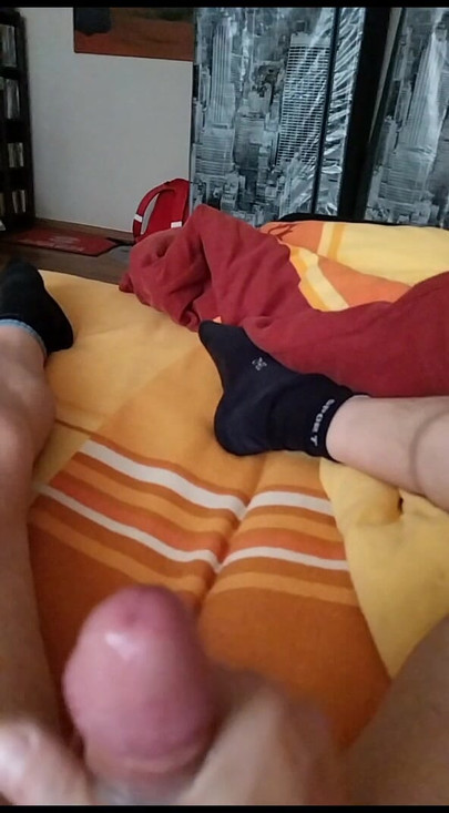 我再次射精了，因为我想用它吮吸你的阴户