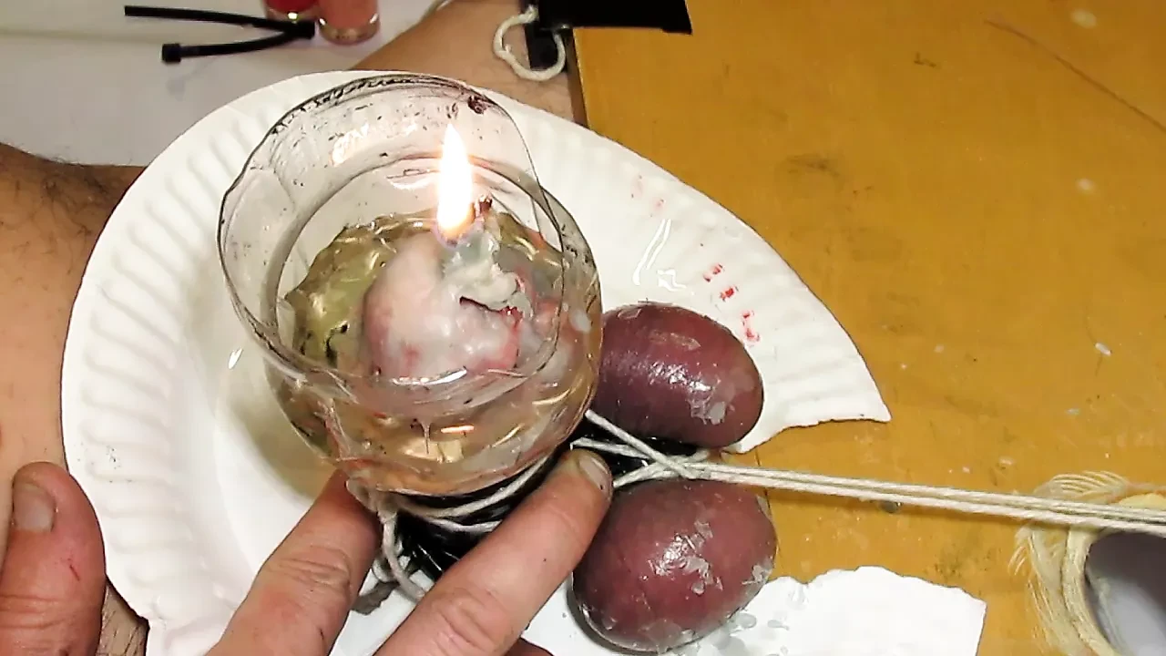 candle cock compilation – warning hard CBT