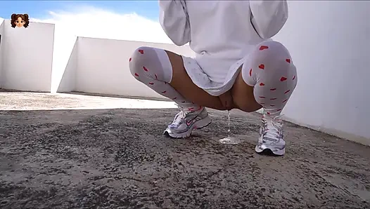 Шаловливый публичный писсинг, подборка 2, Mimibloou