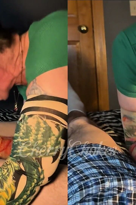 Stepmom Is Using Stepson as Her Own Personal Porn Model to Make Her Deepthroat Videos.