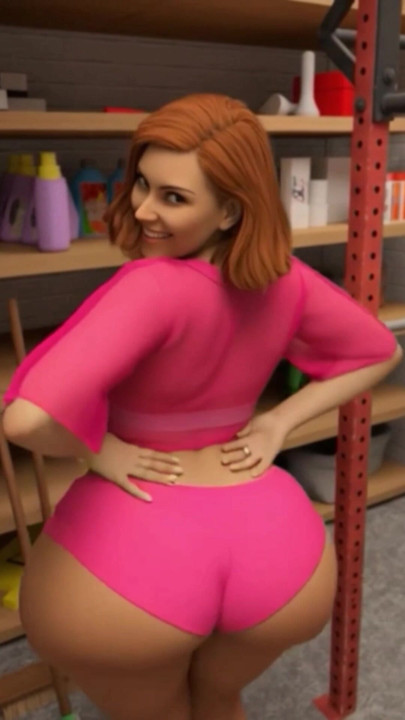 Mrs. Keagan Big Booty Hanging Excersize