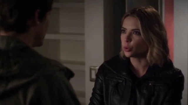 Women IN Leather Jacket