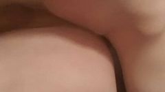 21 Year old plays with daddys hole
