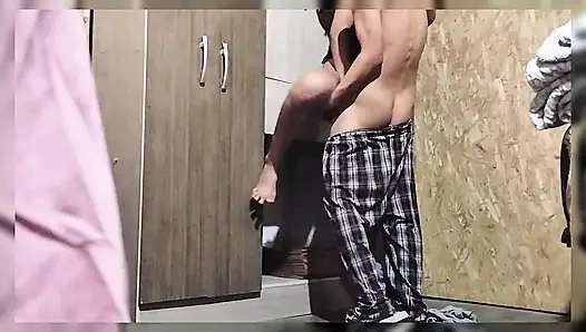 Nach dem unterricht nehme ich meinen studentin zu meinem haus, um im schrank "zu lernen"