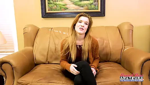 Feuriger rothaariger teen keaton schlampiger zungenanal, leidenschaftlicher arschlecken, hitze!