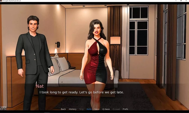 A Couple's Duet of Love & Lust-Sharing Bed With Sexy Stepmom