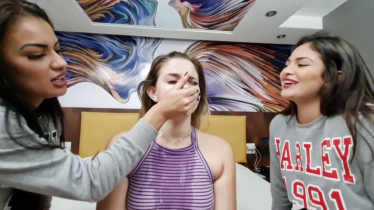 Spitting Gang Bang Party Extreme Spit