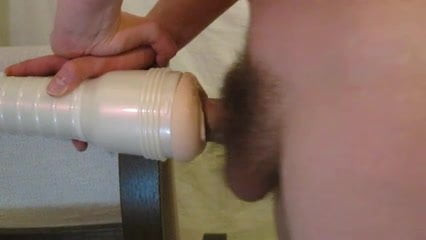 Fleshlight orgasmo e creampie play