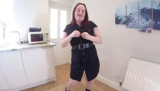 Big Girl Dances with Bouncing Tits