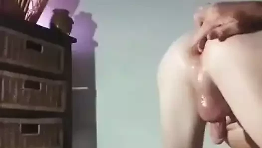 Anal oyun tek başına götümden bir top attı
