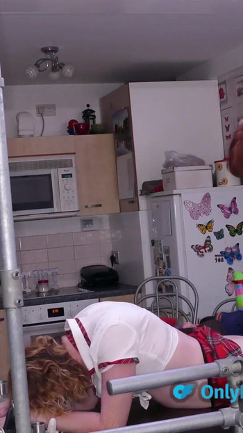 Stunning moment from "Sexy MILF Lisa bareback anal fucking with horny TGirl and DILF"