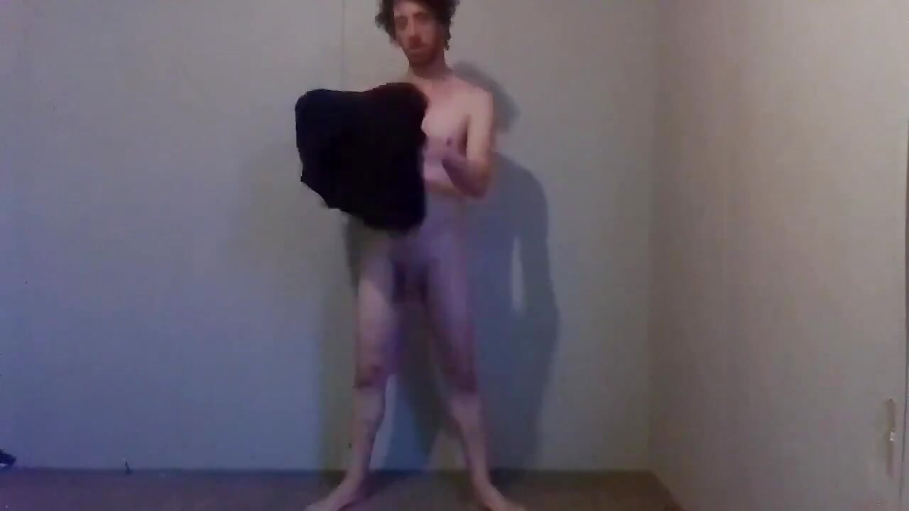 Kleren proberen; Spelen, aankleden en uitkleden - zwart compressie shirt deel 8