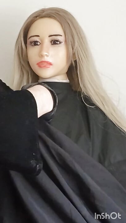 Azijska tpe seks lutka za sve namjene modeliranje frizerskog ogrtača gola