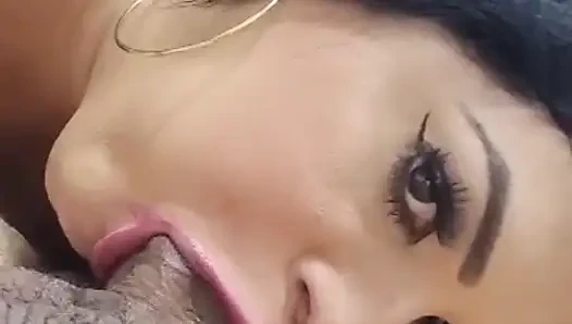 Brazilian trans and straight man