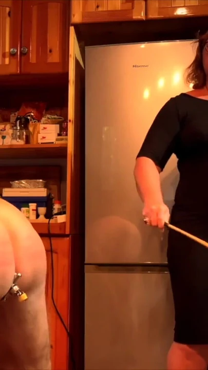 Must-see moment from "Dominatrix Mistress April - Porcupine cock"