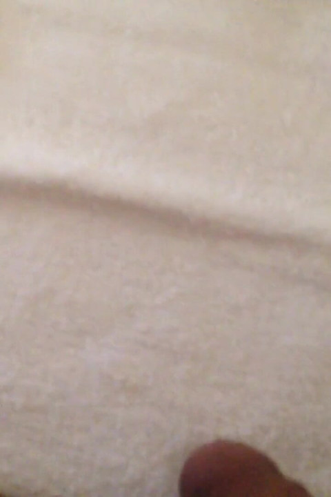 Jacking off my hairy dick with cum shot