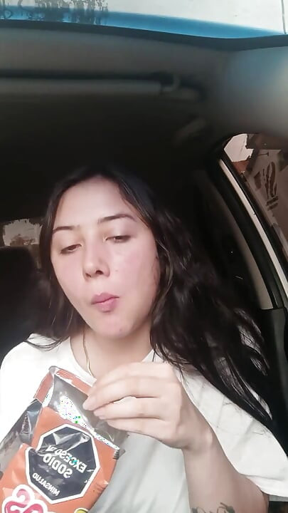 กินในรถ