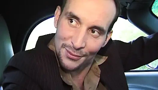 Pretty French doll enjoys dick in her ass and sperm on her face