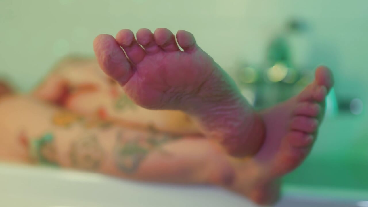 Bath Ritual Turns to Hard Dildo Riding & Intense Orgasm