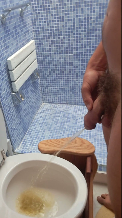 naked coffee and stroking around the house | Clip 1