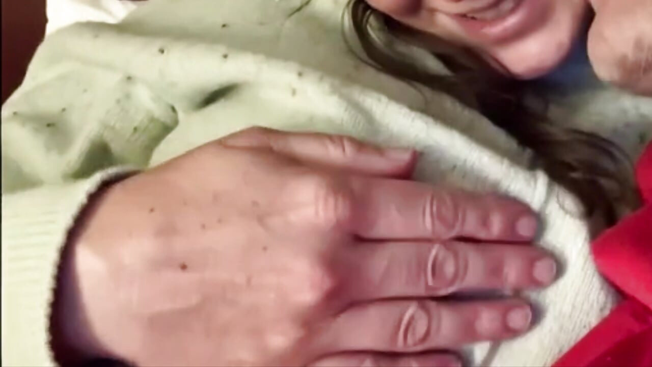I seduced, kissed, got my pussy rocked in a tub, then stroked the 55m old man's big dick to a cum explosion and he keeps going!