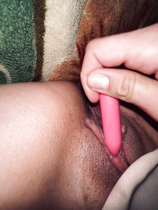 Slow sensual teasing with vibrating pussy play