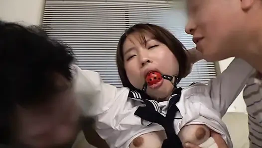 Neon Tokyo Tease, a Fresh Country Woman Drifting Through the City with Glossy Lips.