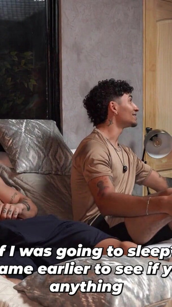 What are they doing? Stepson and his friend masturbate and their stepmother decides to teach them | Clip 1