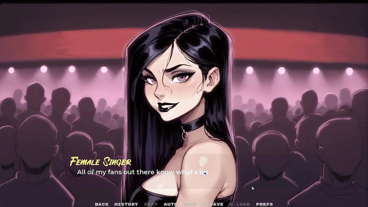 Min nye kjæreste Taboo Hentai Game Ep. 41 BDSM Spanking med min Goth GF!