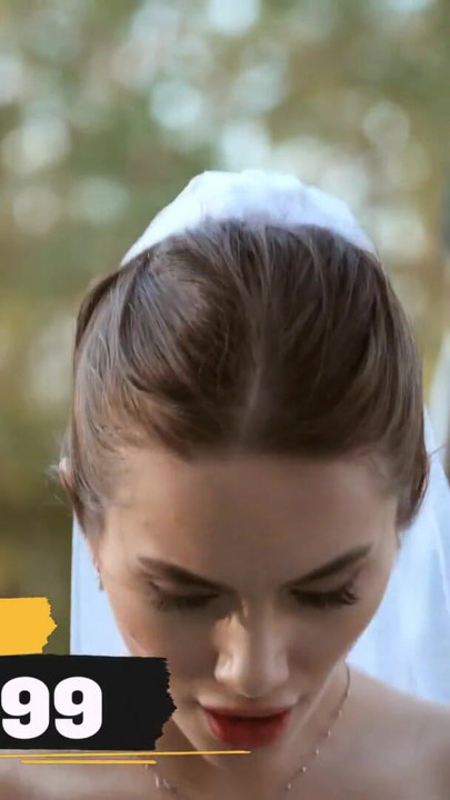 BRIDE4K. The best Wedding gift - Sex with a Sexy Bride | Clip 1