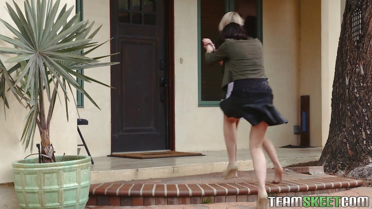 Bossy dyke takes advantage of cute teen