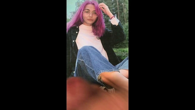 Female girl calf muscle leg cum tribute