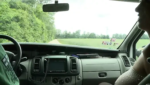 Outdoor-öffentliches Ficken Beobachtet Leidenschaftlich