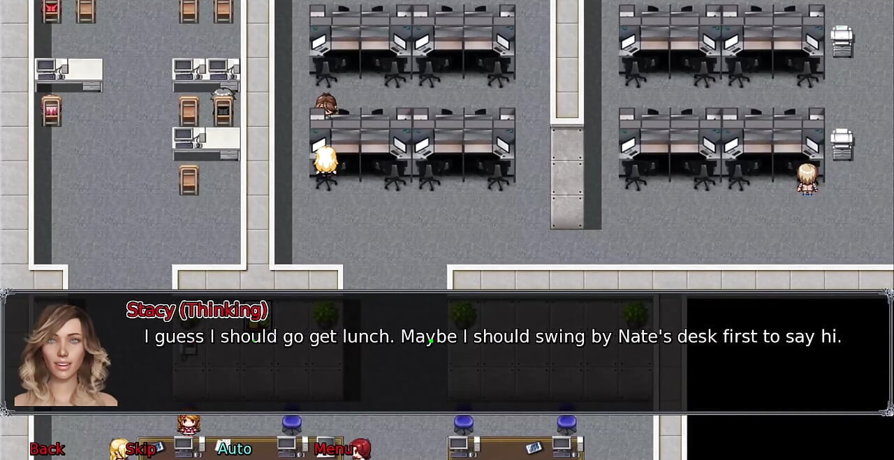 The office wife #27 - Stacy went to the doctor ... Stacy had a 3 sum ... Zack and Stacy had a moment