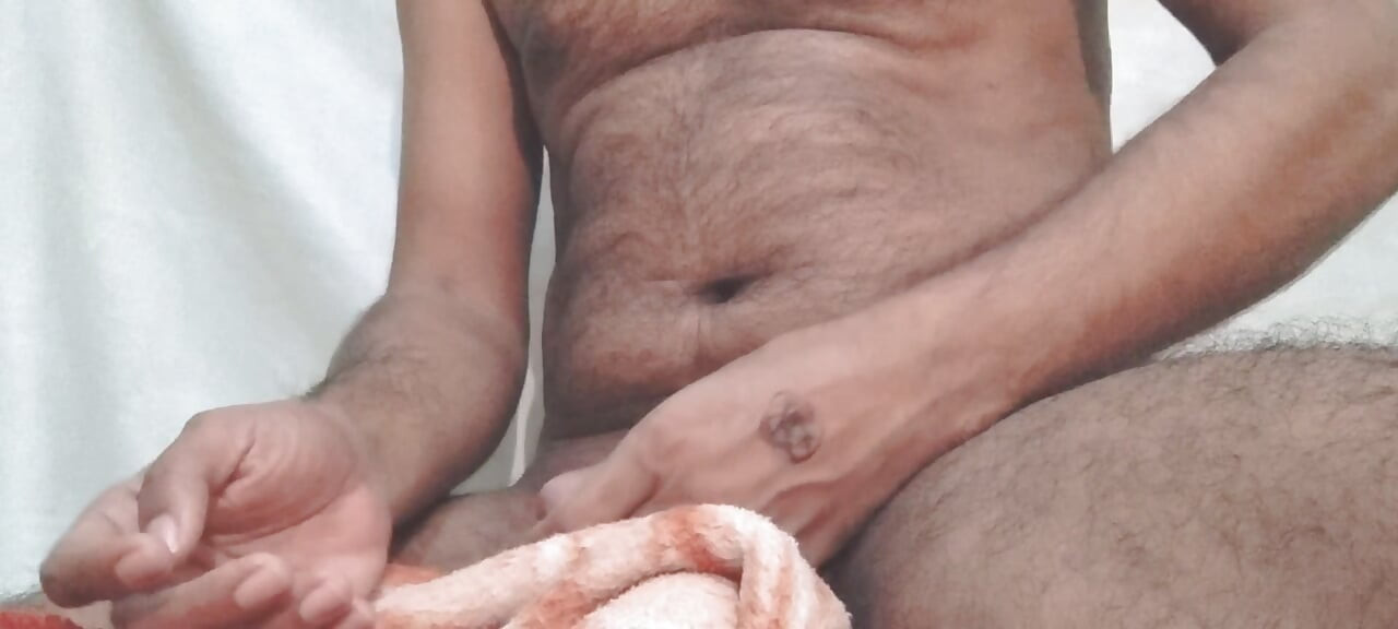 Ejaculation by rubbing in a blanket
