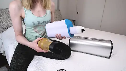 Hacking fleshlightmu untuk nyepong kontol/ngocok kontol otomatis! Vacuglide 2