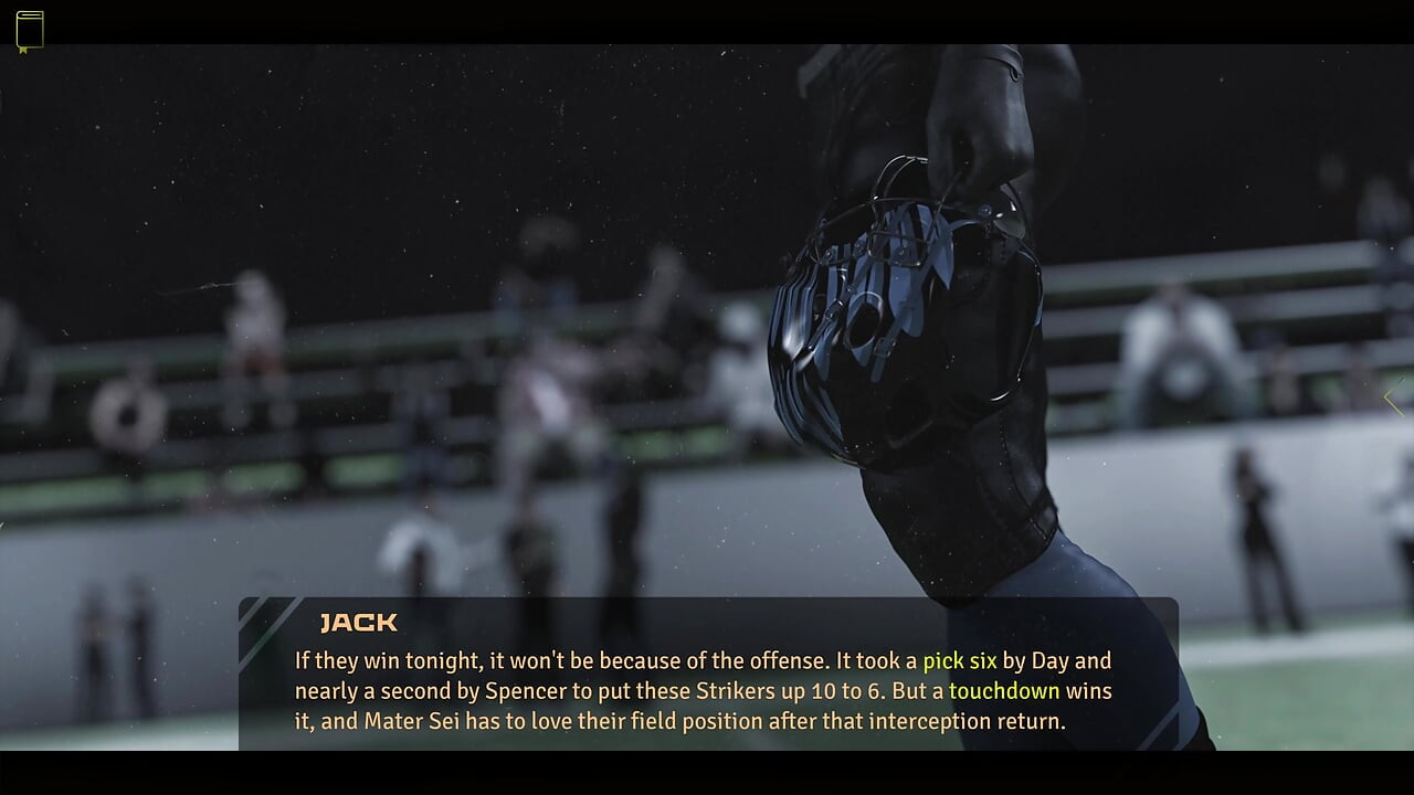 Un cornerback molto eccitato (parte 1)