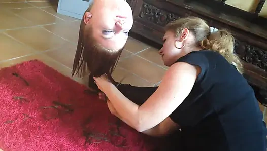 En iyi arkadaşımla erotik esaret oyunları!