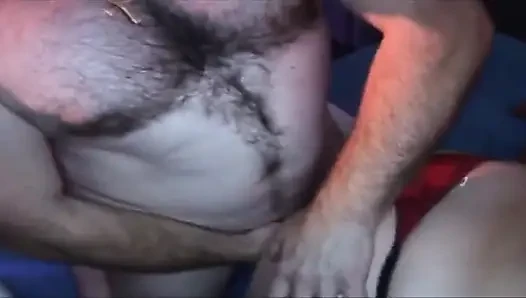 Mature Babes Fingered and Sucking in Wild Club Gangbang