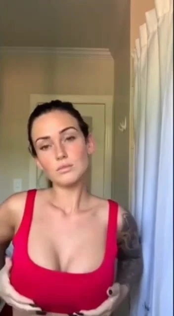 My girlfriend changing clothes at home
