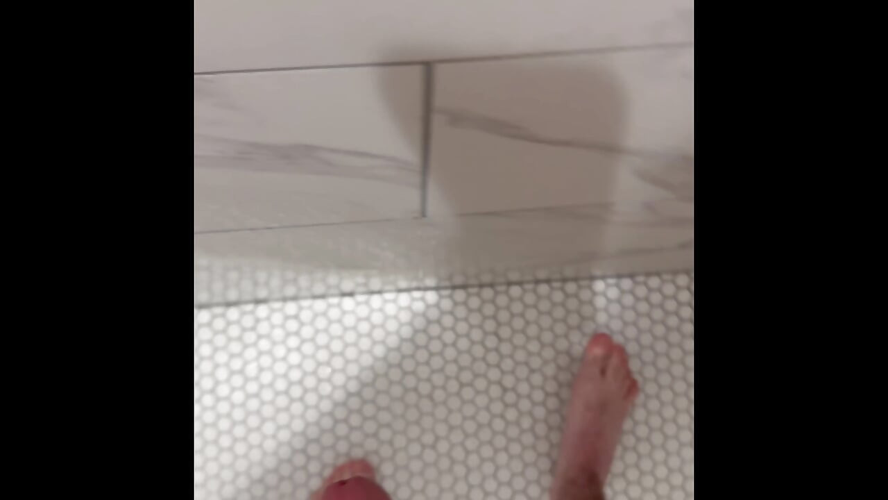 Masturbating in the shower