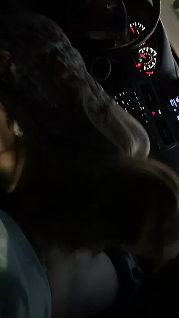 Quick Parking lot blowjob from hot milf