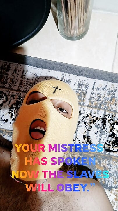 Cruel Mistress Trains Her Slave – Humiliation, Spitting in Mouth & Strict Punishment