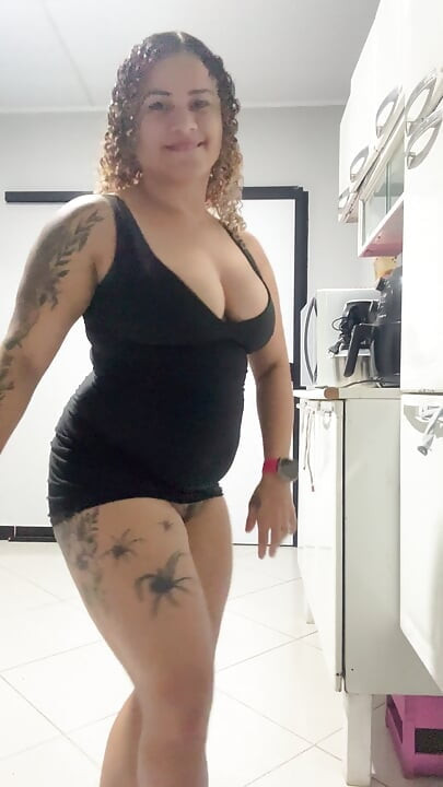 DANCING FUNK IN A SHORT DRESS AND NO PANTS