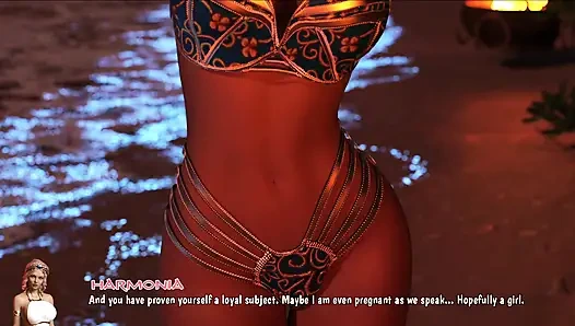 Conan dan princess harmonia lagi asik habis-habisan sama besar