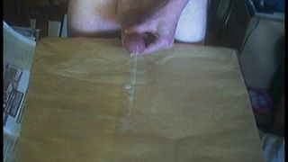 Cumming on Brown Paper - From Two Angles