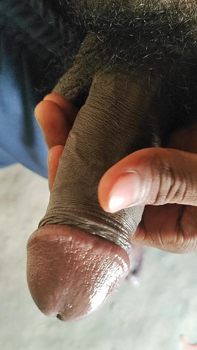 Hard penis masterbating