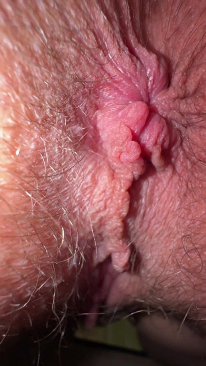 Ovulation Slut - Hairy Wet Pussy Fingering, Close Up Anus & Creamy Hole | Clip 1